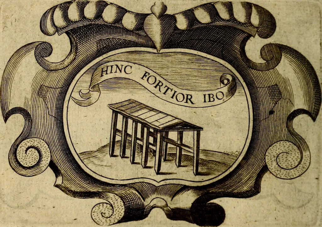 An illustration from Symbola heroica, 1682, leaf 339
