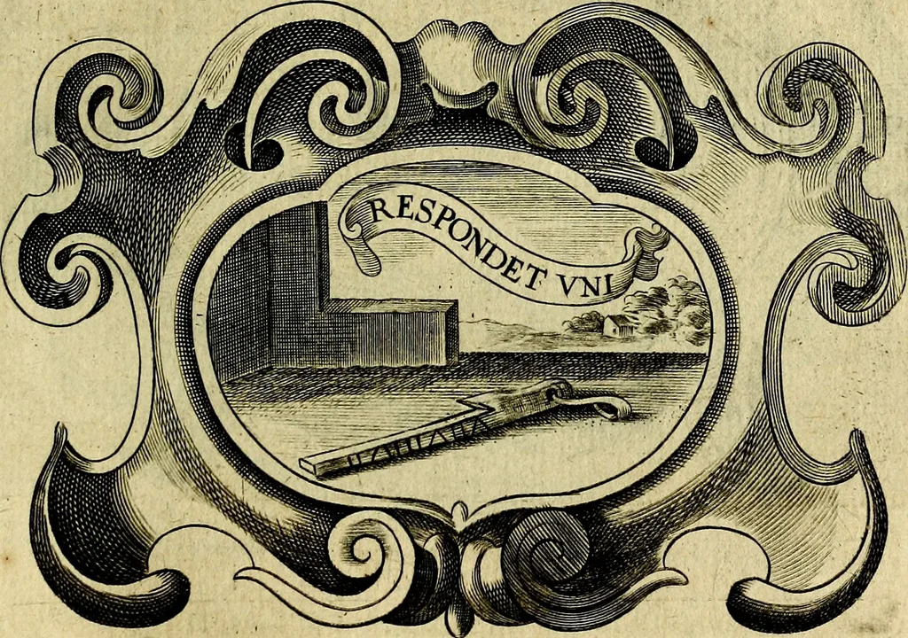 An illustration from Symbola heroica, 1682, leaf 344