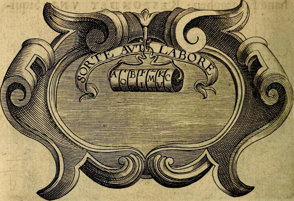 An illustration from Symbola heroica, 1682, leaf 345