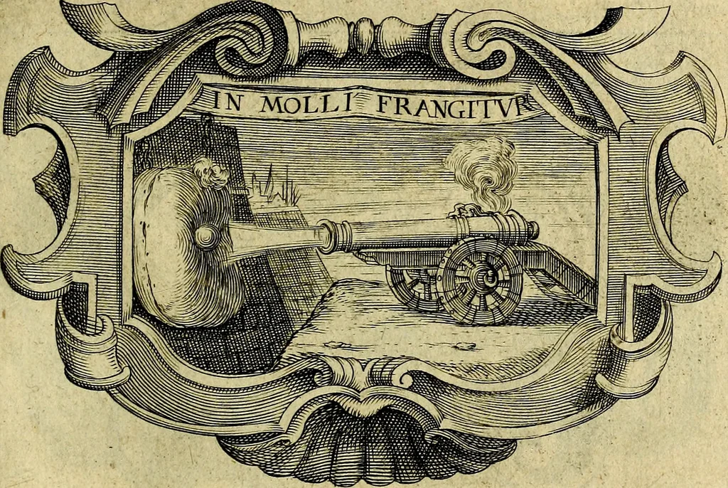 An illustration from Symbola heroica, 1682, leaf 346