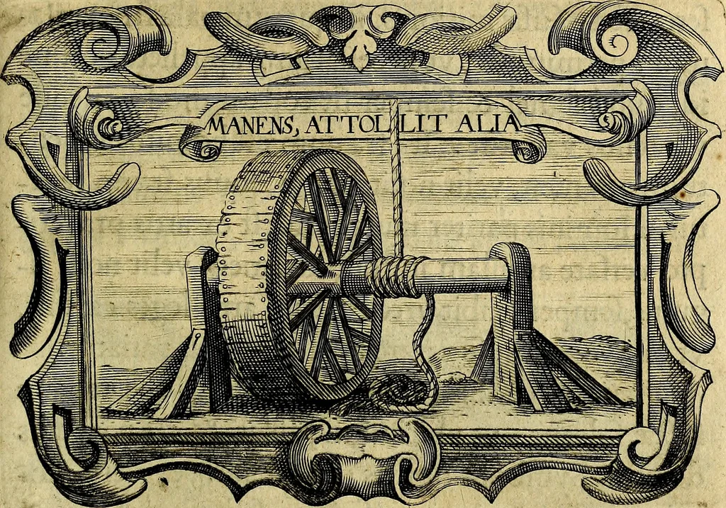 An illustration from Symbola heroica, 1682, leaf 348