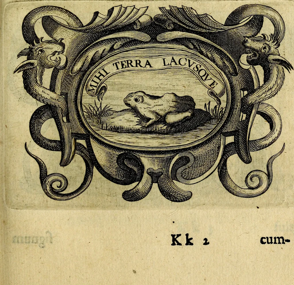 An illustration from Symbola heroica, 1682, leaf 350