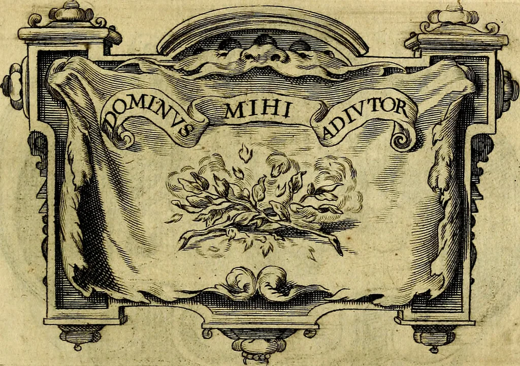 An illustration from Symbola heroica, 1682, leaf 354