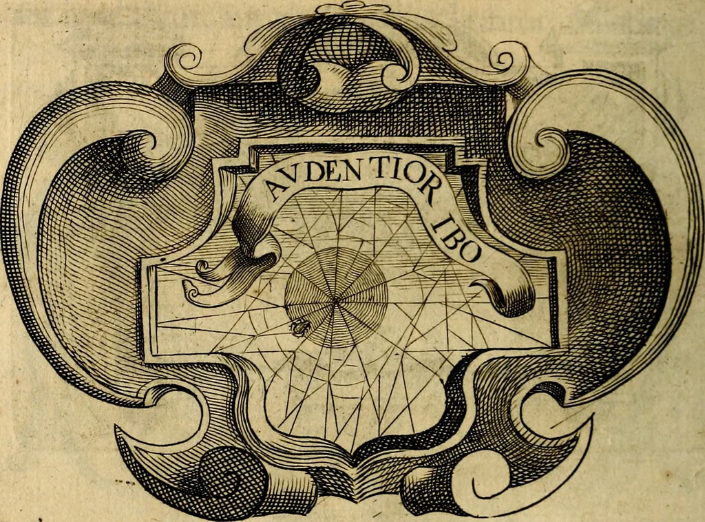 An illustration from Symbola heroica, 1682, leaf 355