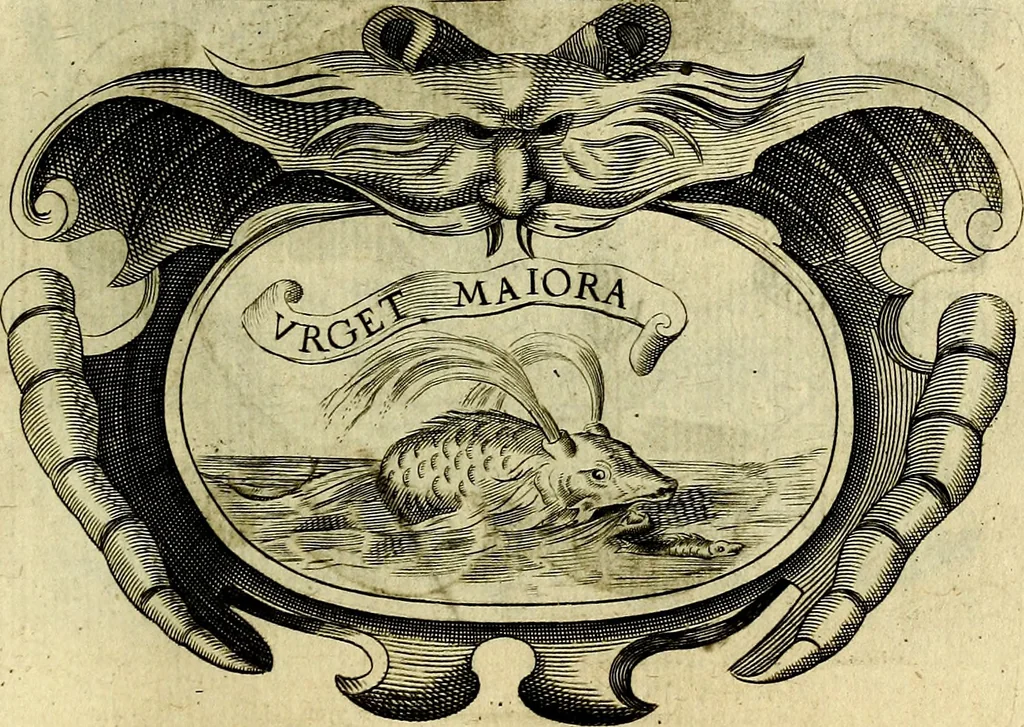 An illustration from Symbola heroica, 1682, leaf 356