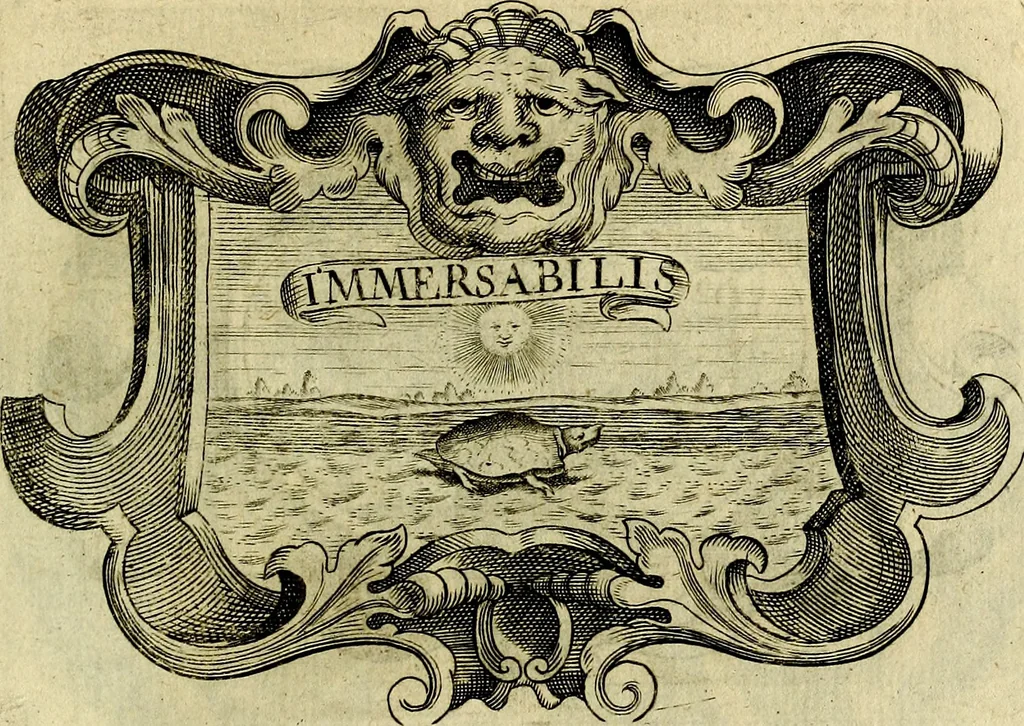 An illustration from Symbola heroica, 1682, leaf 362