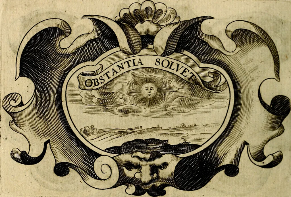 An illustration from Symbola heroica, 1682, leaf 363