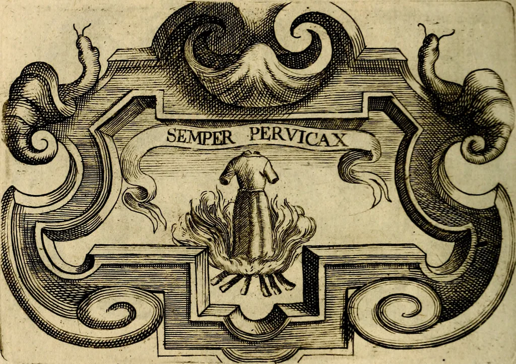 An illustration from Symbola heroica, 1682, leaf 365