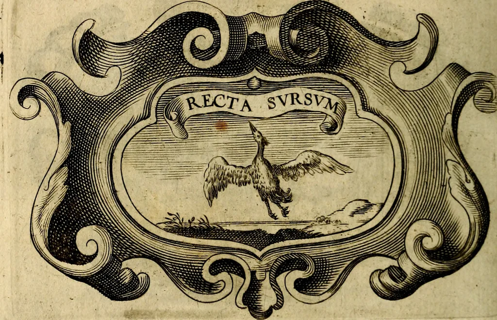 An illustration from Symbola heroica, 1682, leaf 371