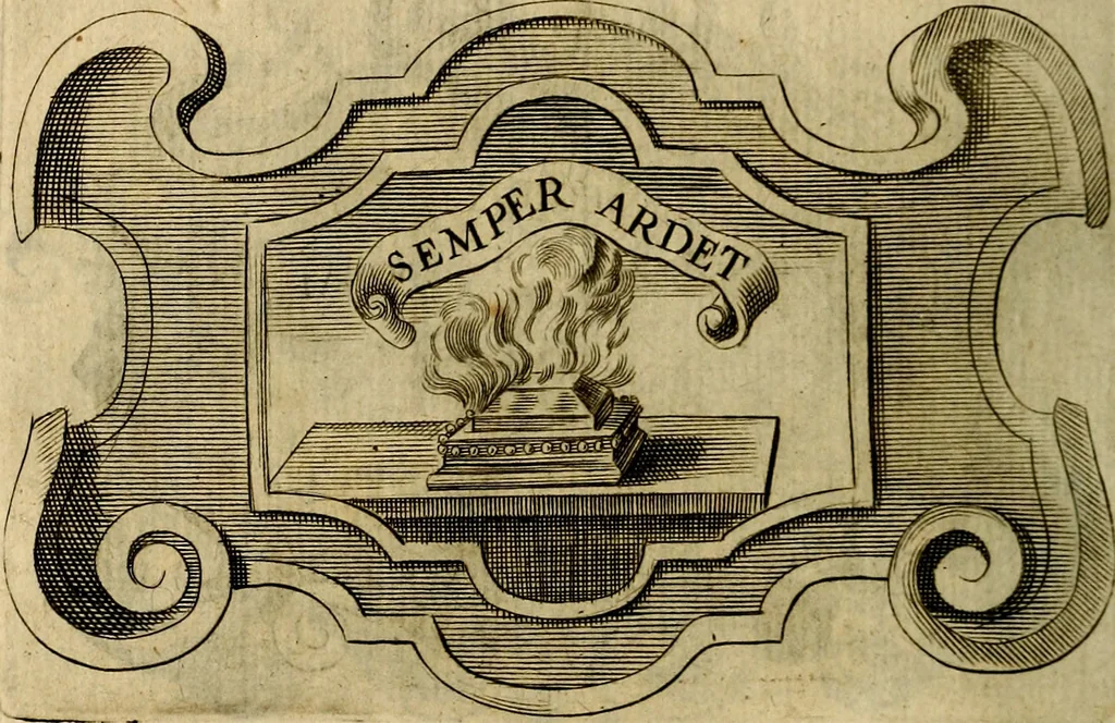 An illustration from Symbola heroica, 1682, leaf 373