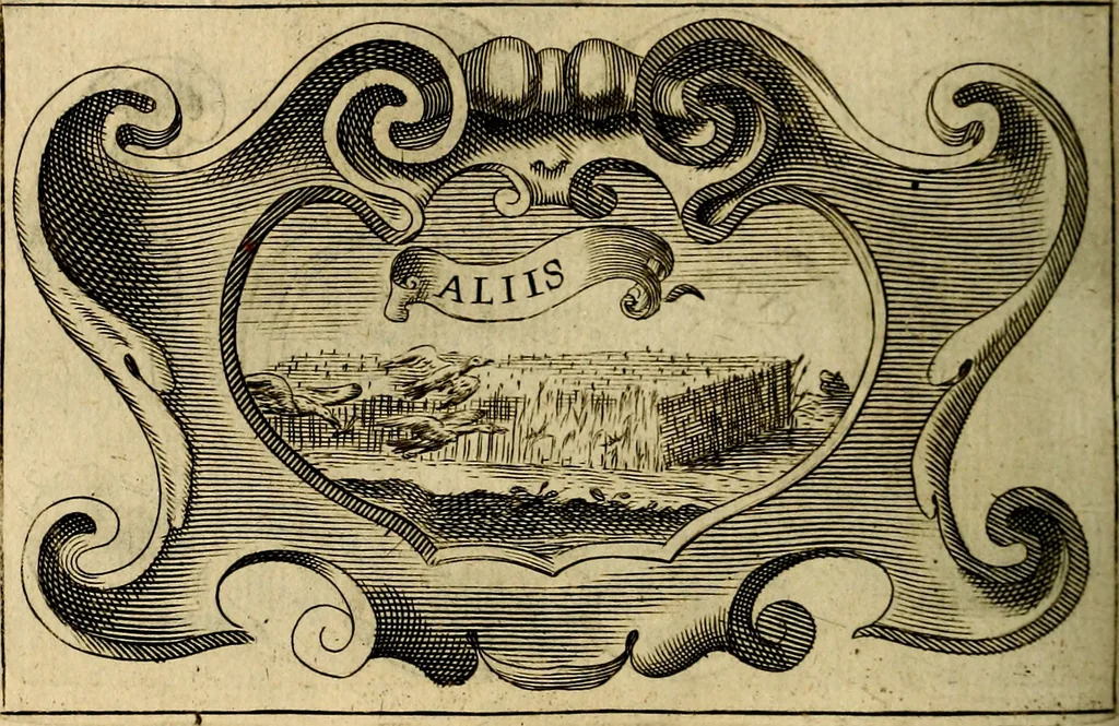 An illustration from Symbola heroica, 1682, leaf 377