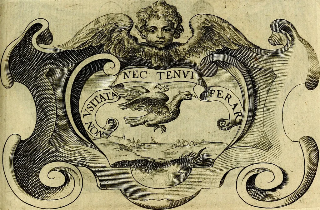 An illustration from Symbola heroica, 1682, leaf 378