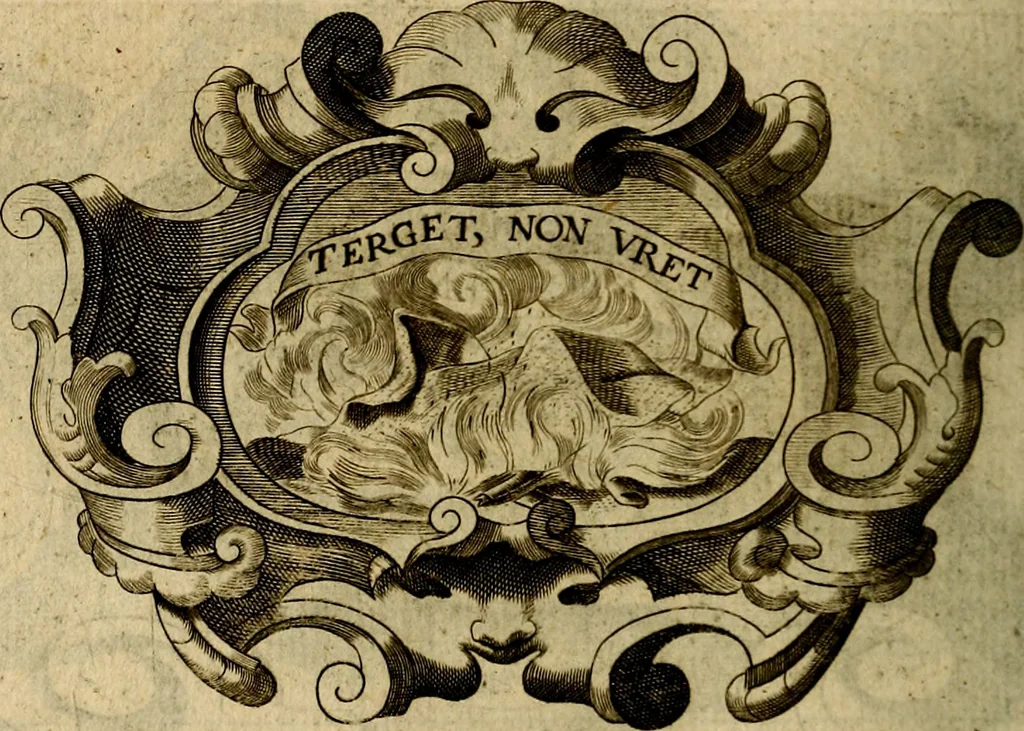 An illustration from Symbola heroica, 1682, leaf 379