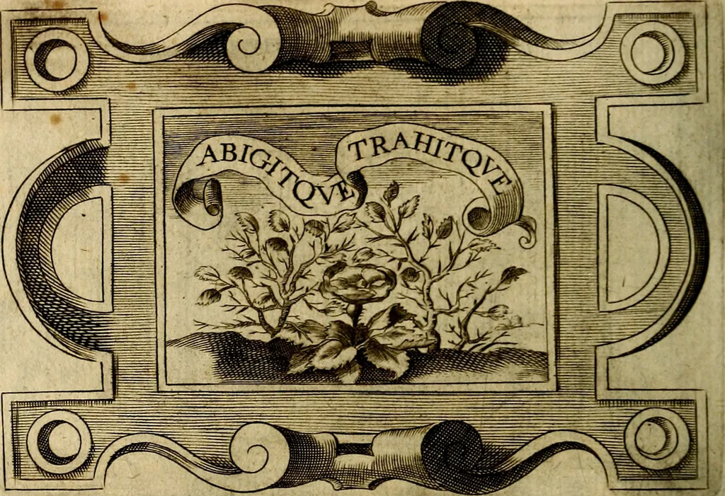An illustration from Symbola heroica, 1682, leaf 383