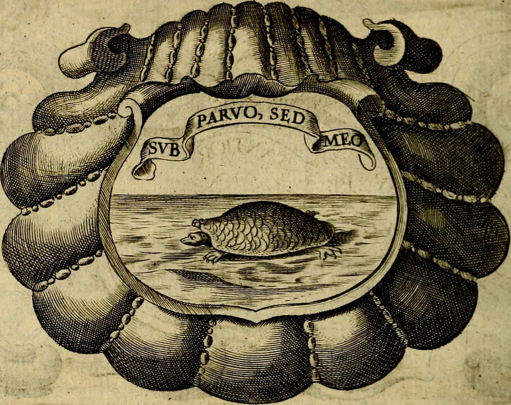 An illustration from Symbola heroica, 1682, leaf 385