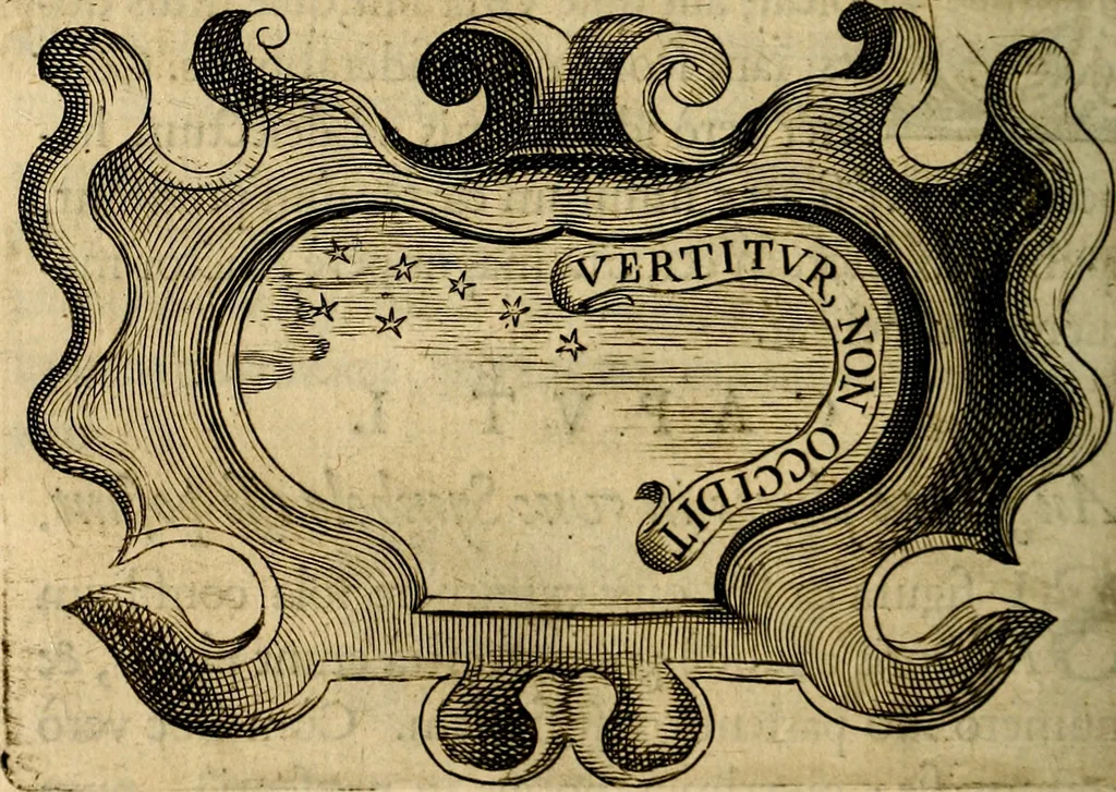An illustration from Symbola heroica, 1682, leaf 395