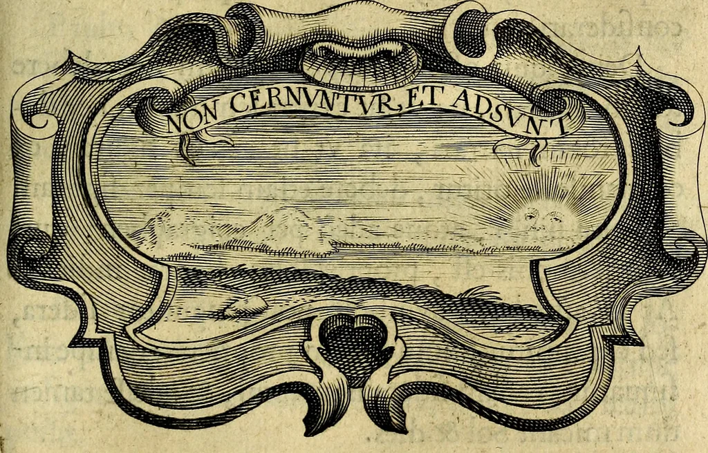 An illustration from Symbola heroica, 1682, leaf 400