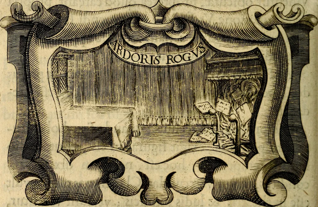 An illustration from Symbola heroica, 1682, leaf 407