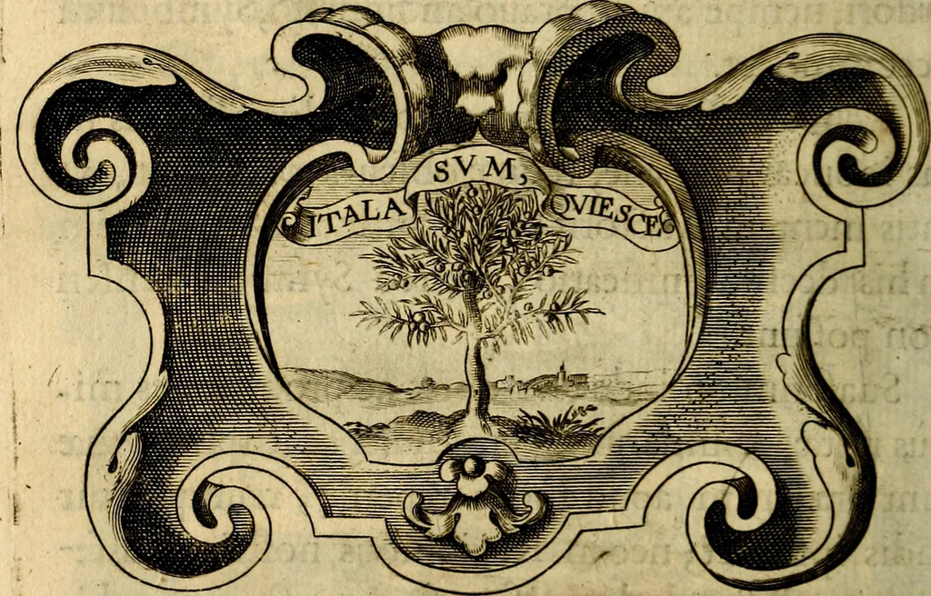 An illustration from Symbola heroica, 1682, leaf 409