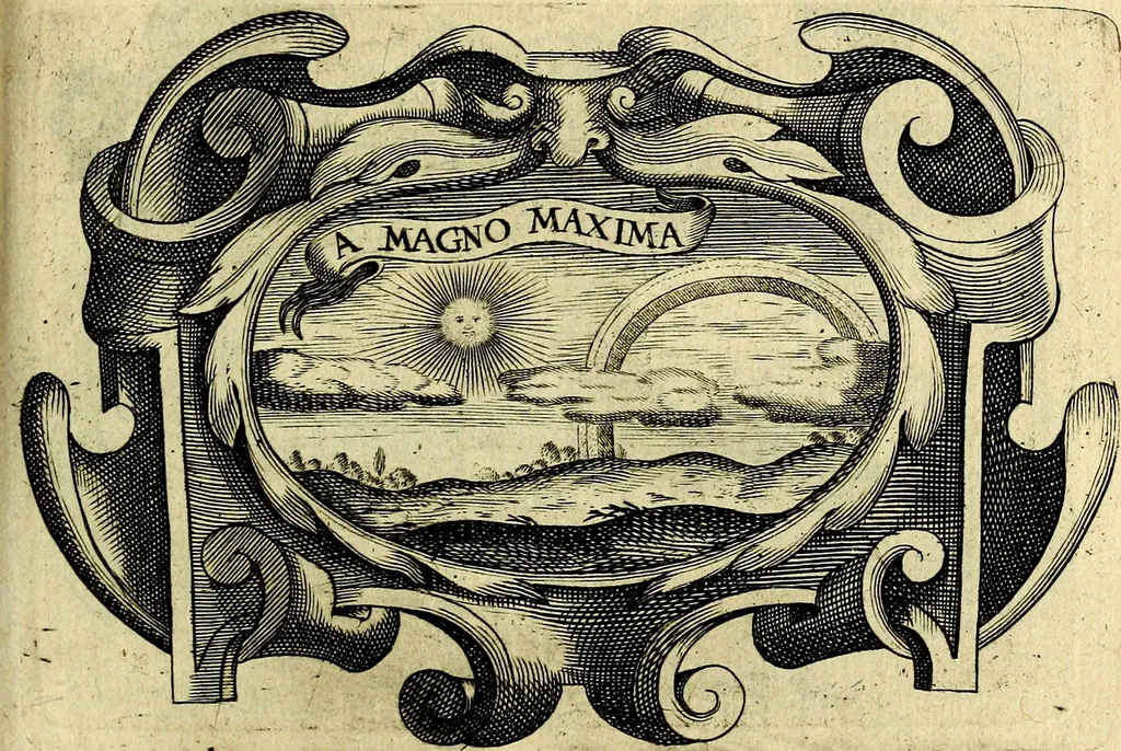 An illustration from Symbola heroica, 1682, leaf 416