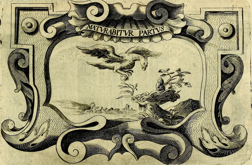 An illustration from Symbola heroica, 1682, leaf 420