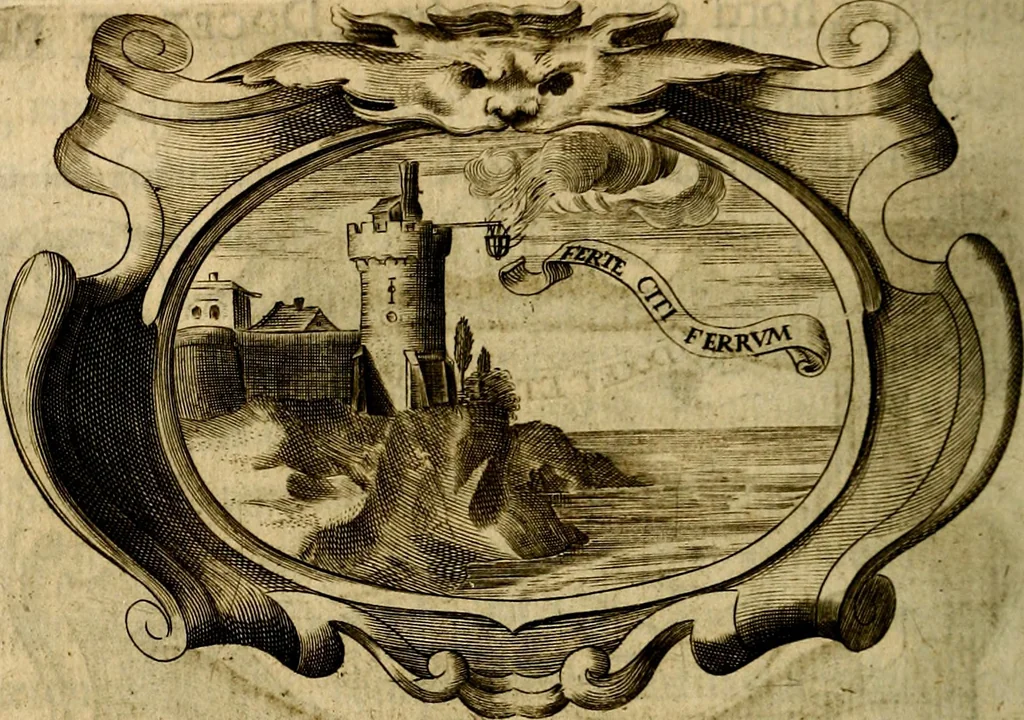 An illustration from Symbola heroica, 1682, leaf 447