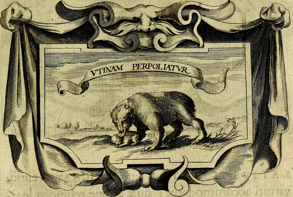 An illustration from Symbola heroica, 1682, leaf 448