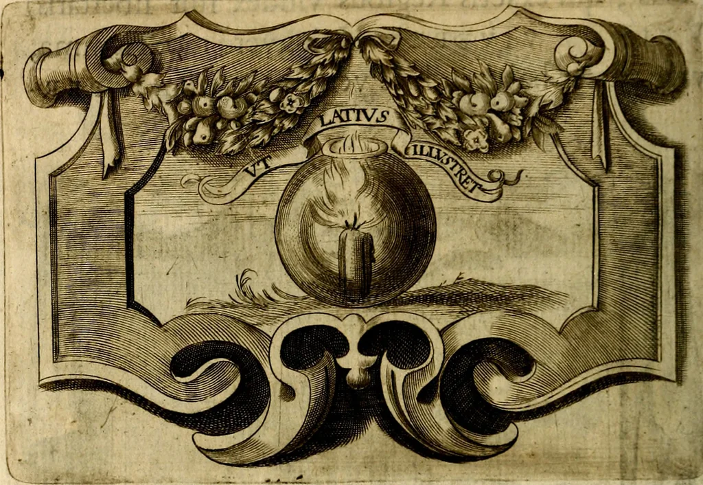 An illustration from Symbola heroica, 1682, leaf 449