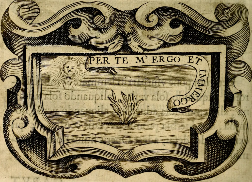 An illustration from Symbola heroica, 1682, leaf 451