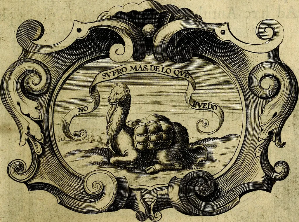 An illustration from Symbola heroica, 1682, leaf 452