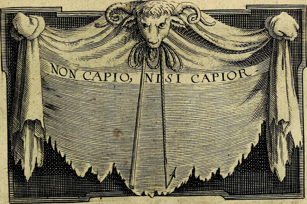 An illustration from Symbola heroica, 1682, leaf 458