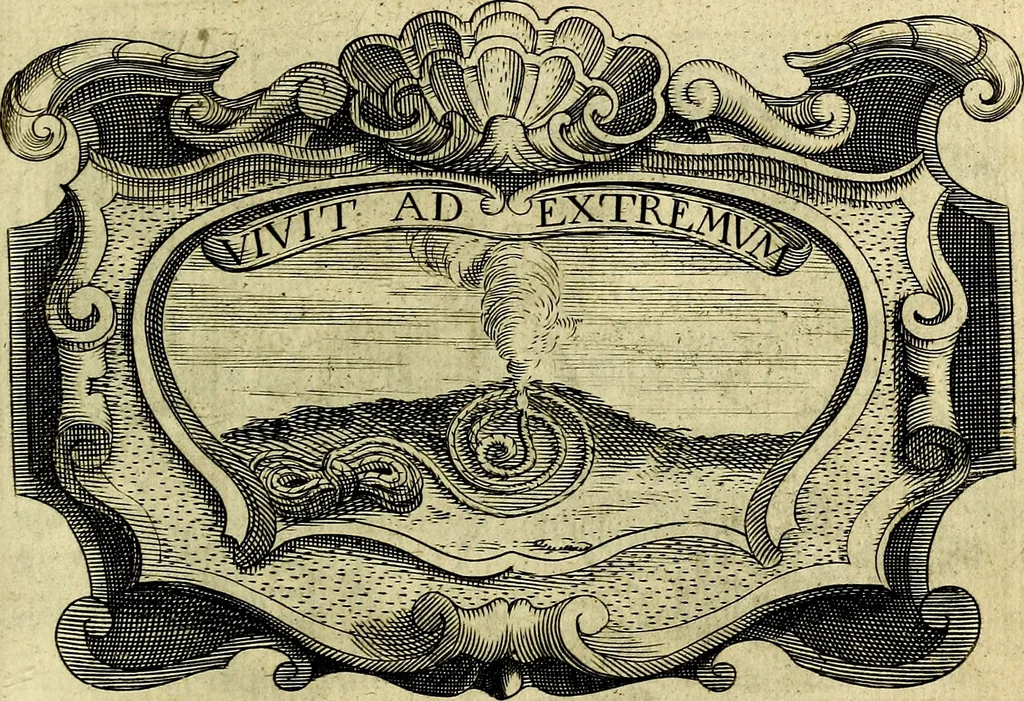 An illustration from Symbola heroica, 1682, leaf 470