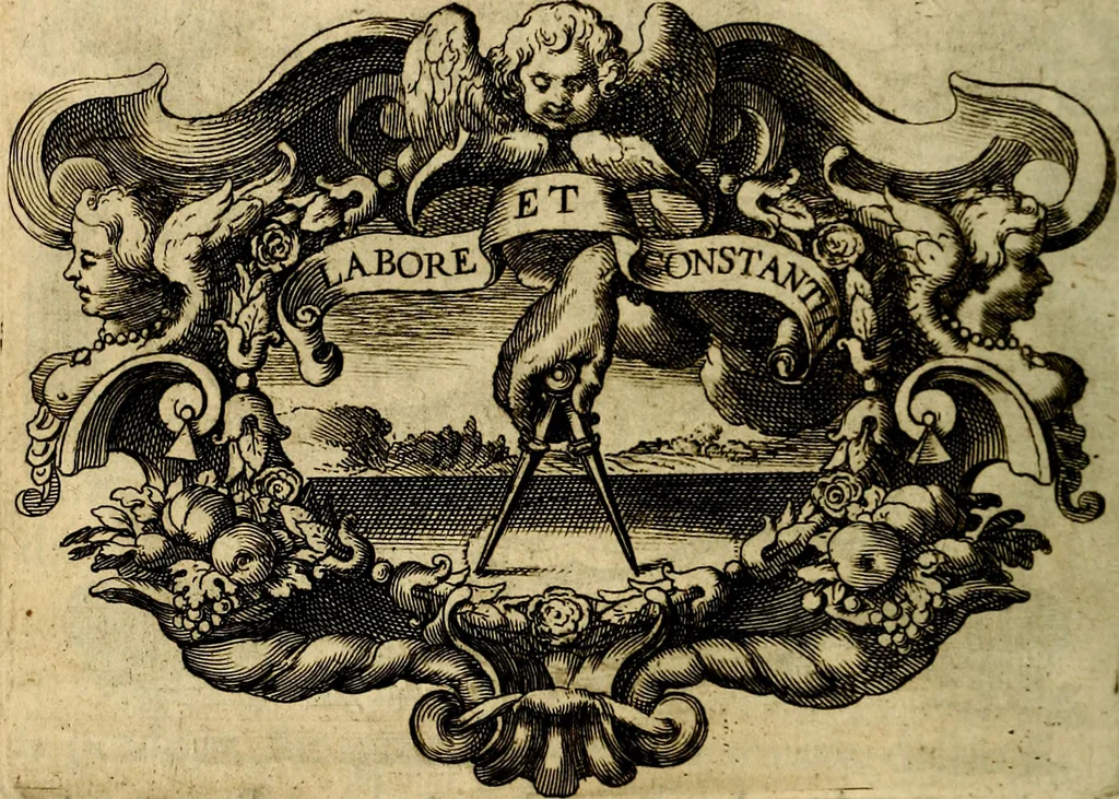 An illustration from Symbola heroica, 1682, leaf 471
