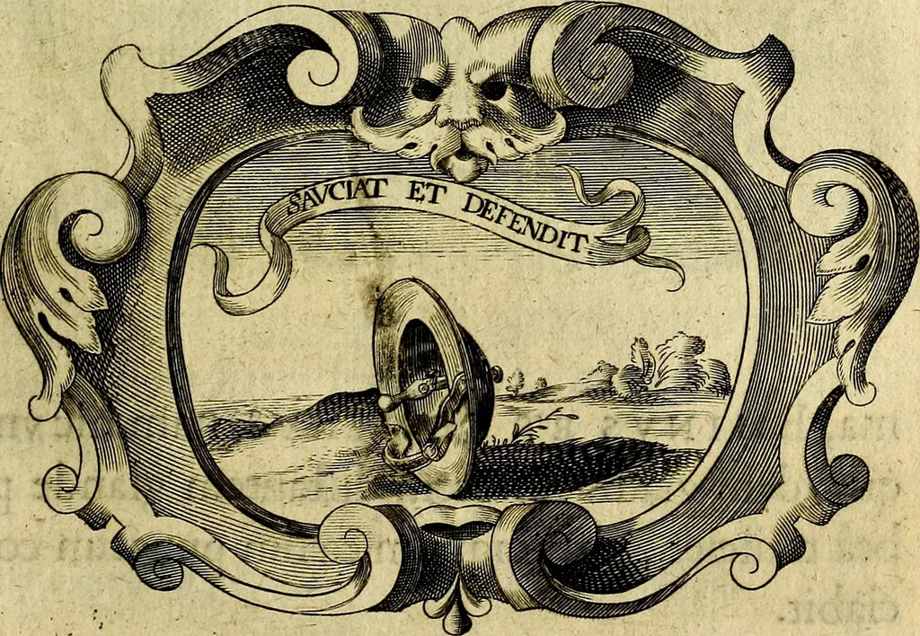 An illustration from Symbola heroica, 1682, leaf 478