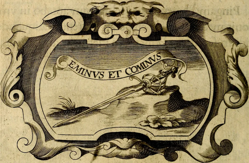 An illustration from Symbola heroica, 1682, leaf 479