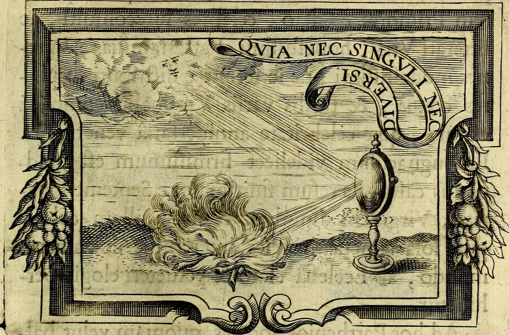 An illustration from Symbola heroica, 1682, leaf 492