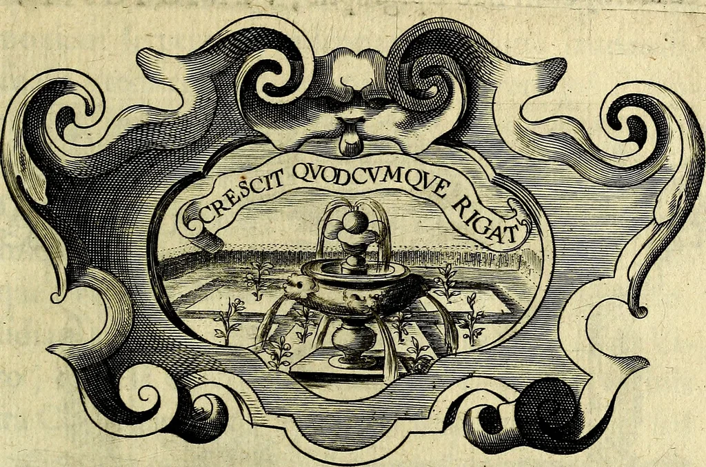 An illustration from Symbola heroica, 1682, leaf 494