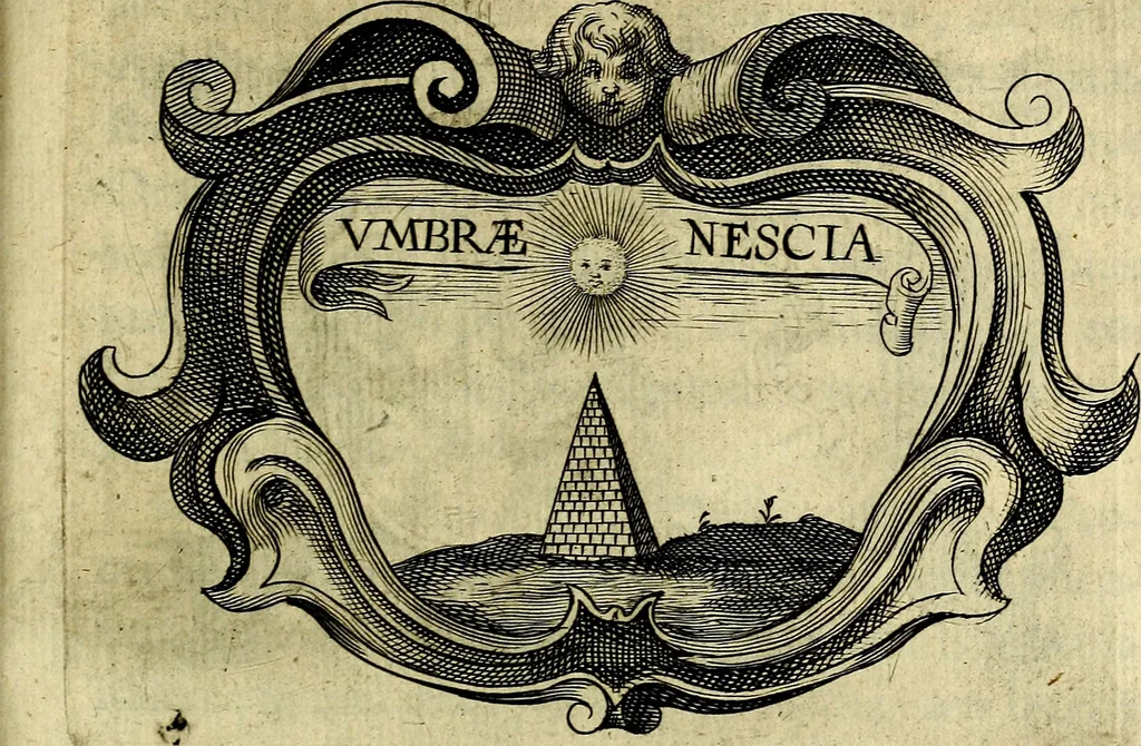 An illustration from Symbola heroica, 1682, leaf 500