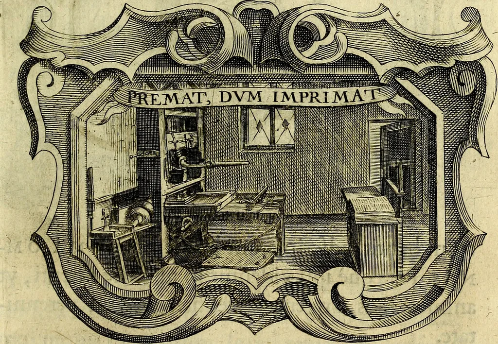 An illustration from Symbola heroica, 1682, leaf 508