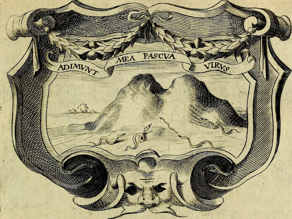 An illustration from Symbola heroica, 1682, leaf 514