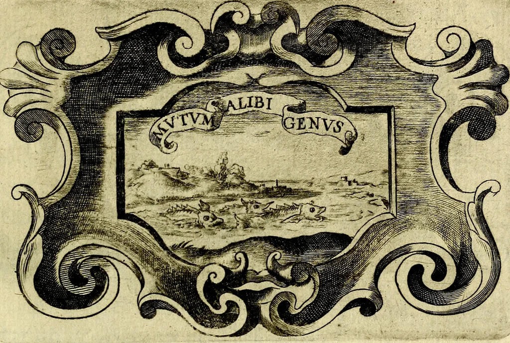 An illustration from Symbola heroica, 1682, leaf 516