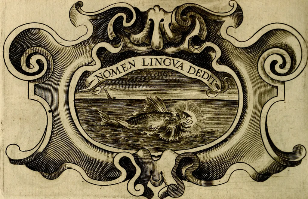 An illustration from Symbola heroica, 1682, leaf 517