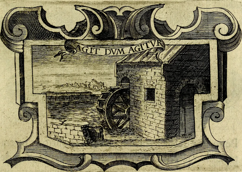 An illustration from Symbola heroica, 1682, leaf 520
