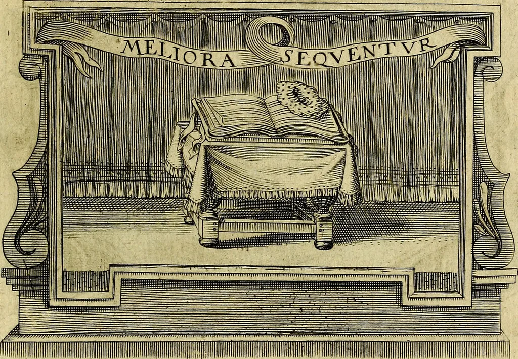 An illustration from Symbola heroica, 1682, leaf 524