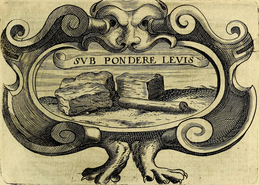 An illustration from Symbola heroica, 1682, leaf 530