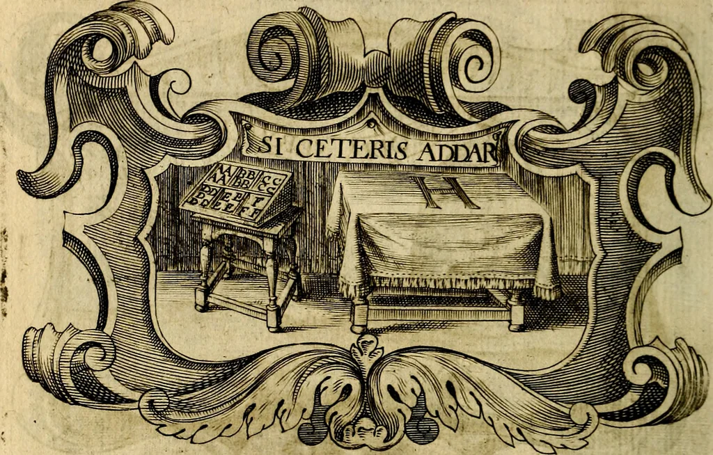 An illustration from Symbola heroica, 1682, leaf 535