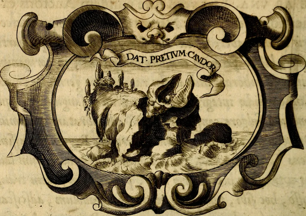 An illustration from Symbola heroica, 1682, leaf 545