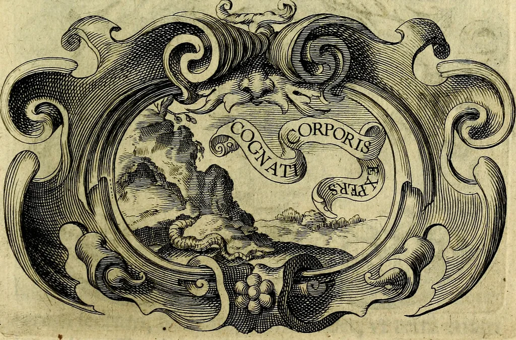 An illustration from Symbola heroica, 1682, leaf 548