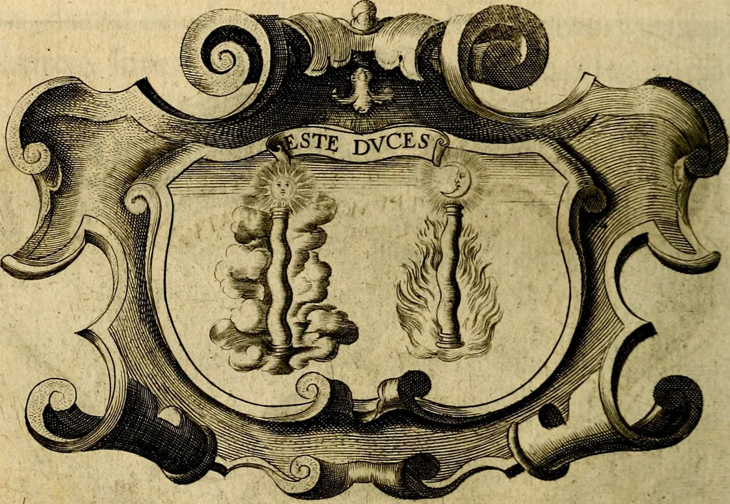An illustration from Symbola heroica, 1682, leaf 551