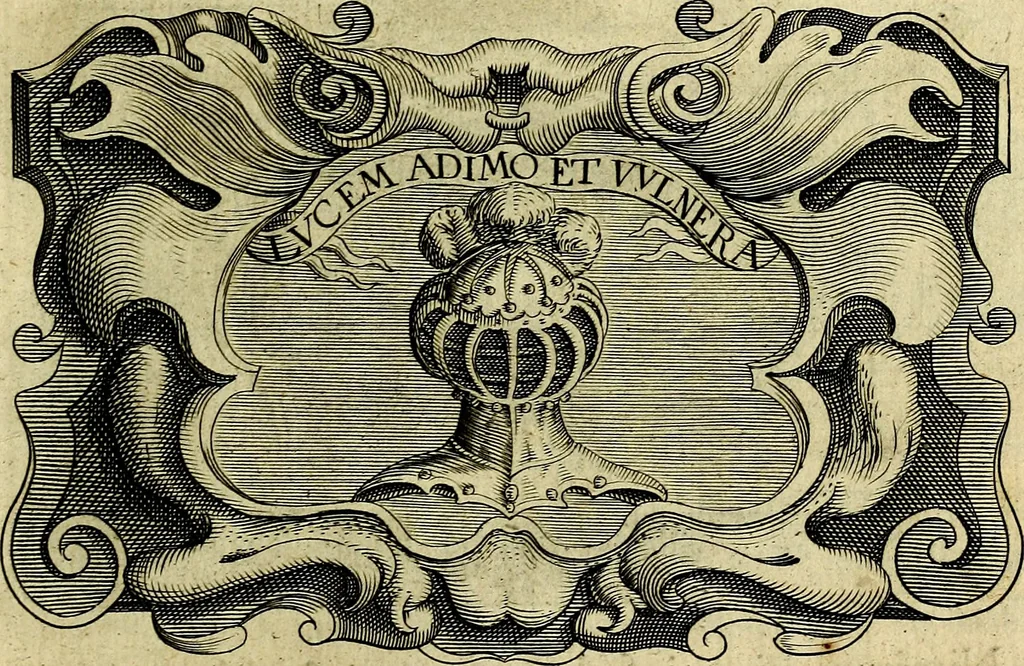 An illustration from Symbola heroica, 1682, leaf 552